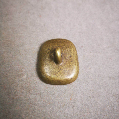 Old Style Lotus Hand Avalokiteshvara Tsa Tsa Mold - Tibetan tsa tsa mold, close-up detail