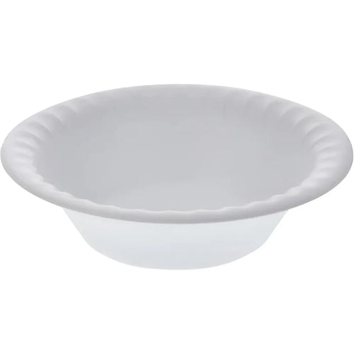 Pactiv Evergreen - 12 Oz White Non-Laminated Round Foam Bowl, 5/Cs - YTH100120000