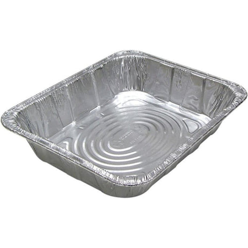 Pactiv Evergreen - Half- Size Deep Aluminum Steam Table Pan, 100/Cs - Y6132H (Special Order Item)