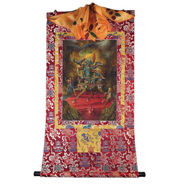 Palden Lhamo / Magzor Gyalmo / Shri Devi Image - Tibetan thangka painting, view 7