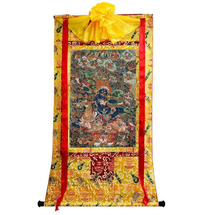 Palden Lhamo / Magzor Gyalmo / Shri Devi Image - Tibetan thangka painting, view 8