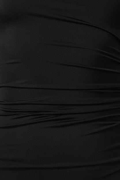 Avila One Shoulder Maxi Dress - Black