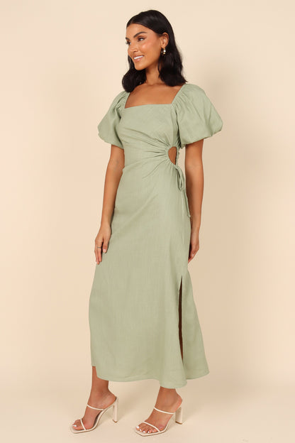 Chloe Cut Out Dress - Sage