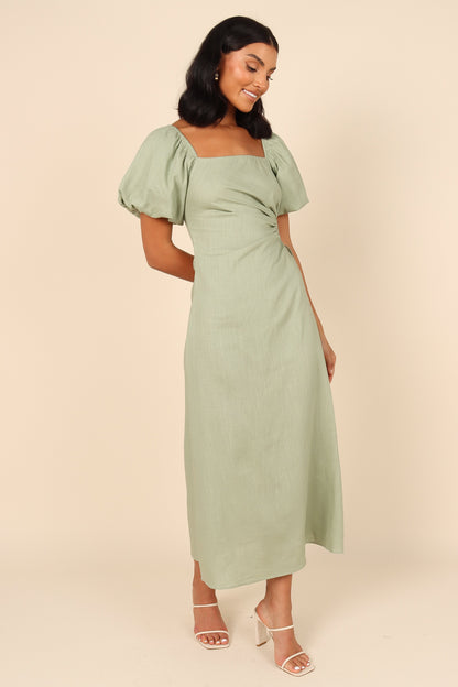 Chloe Cut Out Dress - Sage