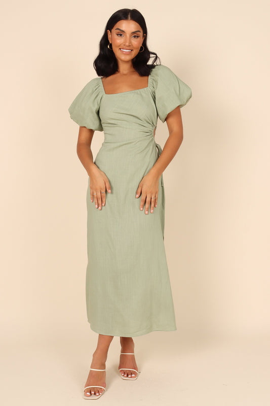 Chloe Cut Out Dress - Sage