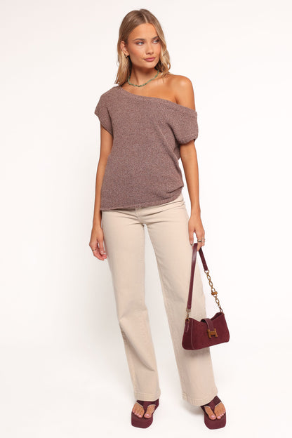 Coco Knit Top - Chocolate