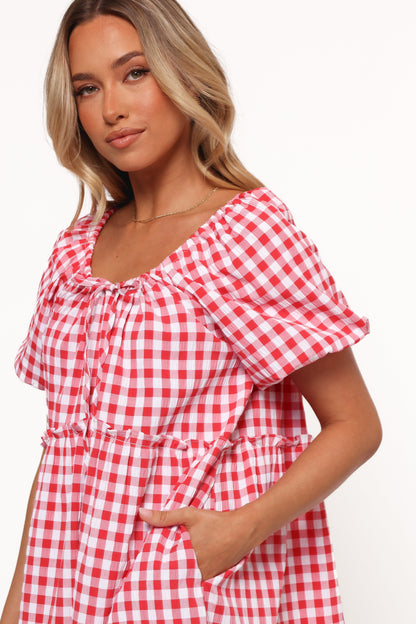 Dorothea Mini Dress - Red