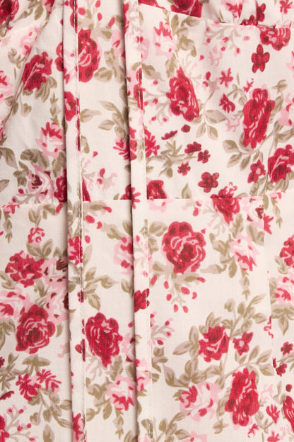 Imelda Midi Dress - Rose Print