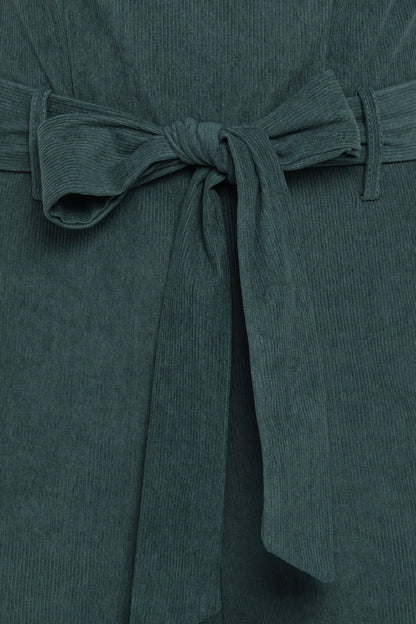 Selene Corduroy Jumpsuit - Green