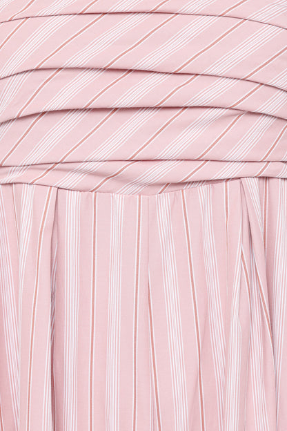 Pricilla Jumpsuit - Pink Stripe