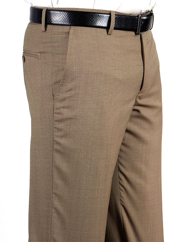 Pollone Khaki Tailored Fit Trouser