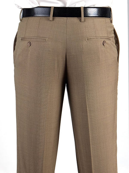Pollone Khaki Tailored Fit Trouser