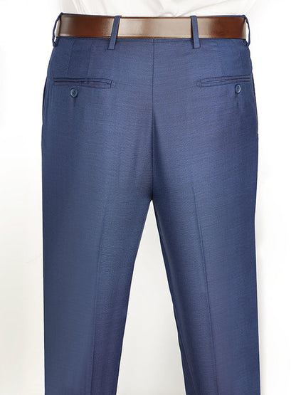 Pollone Navy Tailored Fit Trouser