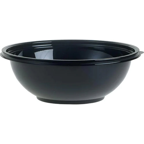 Sabert - 16 Oz Black Round Plastic Bowl, 500/Cs- 92016A500