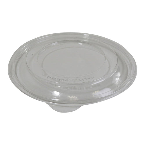 Sabert - Clear Round Dome Lid Fits For 77024B, 77032B Plastic Bowls, 300/Cs - 52771B300