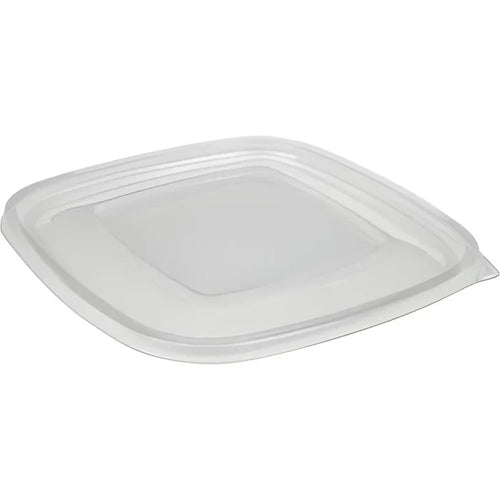 Sabert - Clear Square Flat Lid Fits For 18048B300 Plastic Bowls, 300/Cs - 51800B300