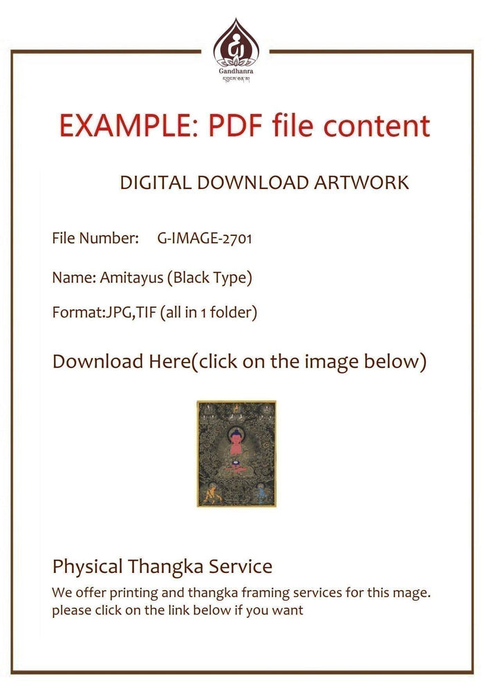 Samantabhadra Image - Tibetan thangka painting, view 6