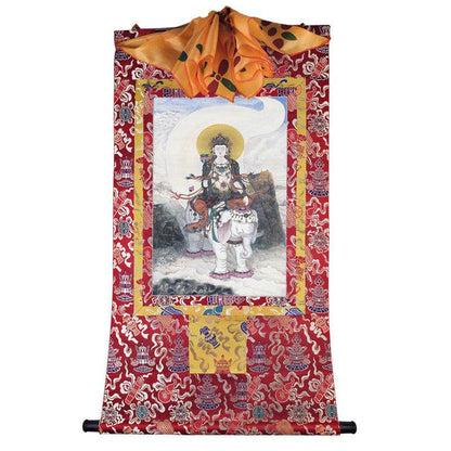 Samantabhadra Image - Tibetan thangka painting, view 7