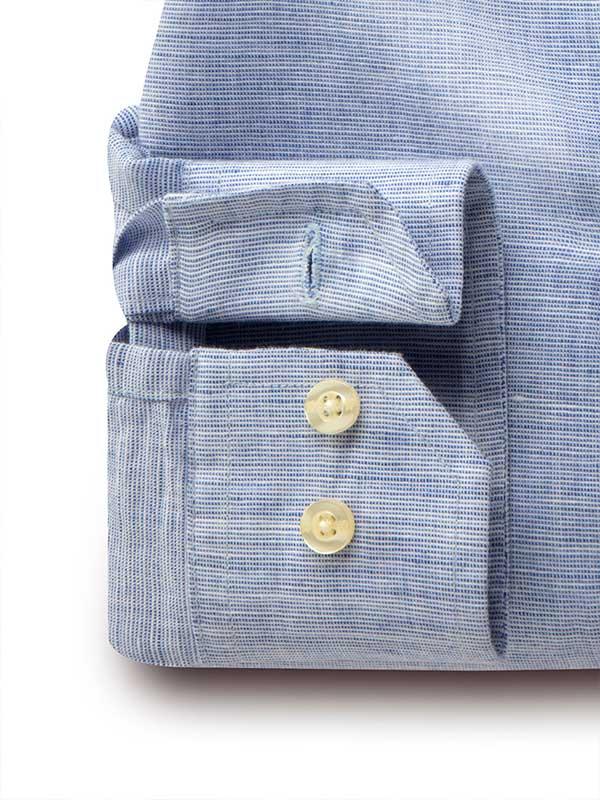 Sardinia Blue Solid    Blended Shirt