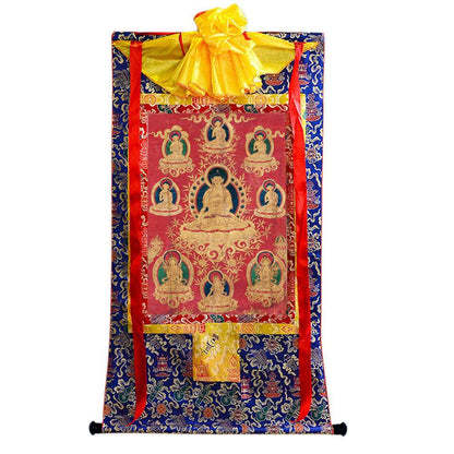 Shakyamuni - 17th Century - Tibetan thangka painting, view 4