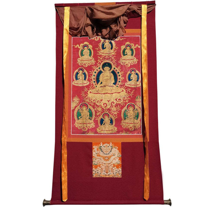 Shakyamuni - 17th Century - Tibetan thangka painting, view 7