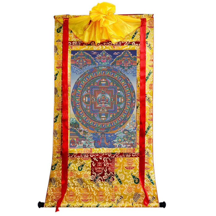 Shakyamuni Image - Tibetan thangka painting, view 8
