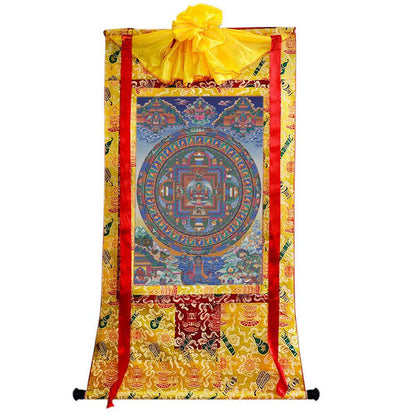 Shakyamuni Image - Tibetan thangka painting, view 8