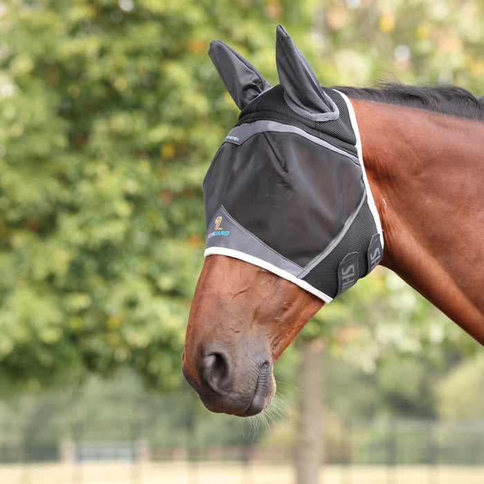 Shires FlyGuard Pro Air Motion Fly Mask with Ears