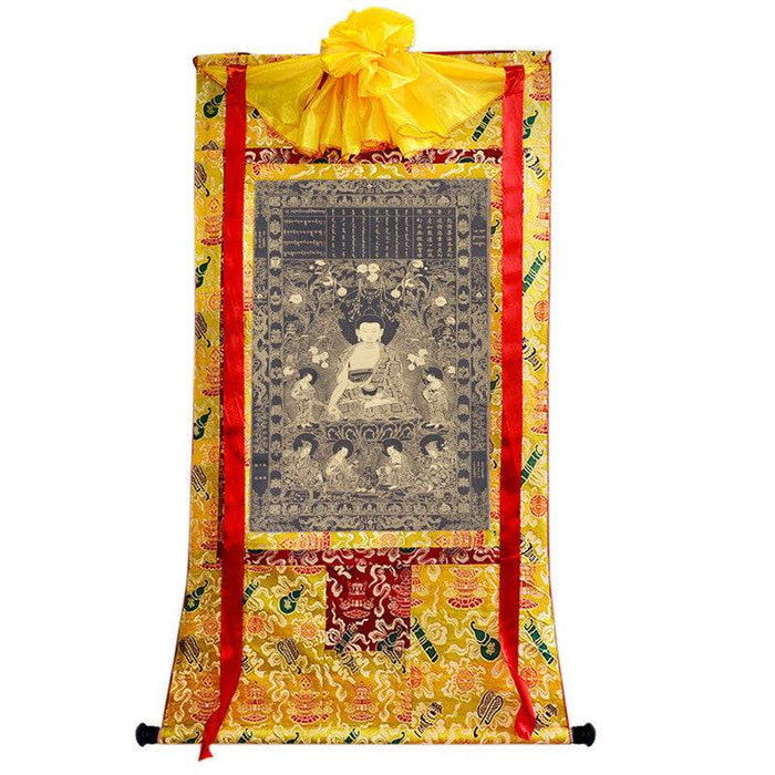 sikhina Buddha Image - Tibetan thangka painting, view 8