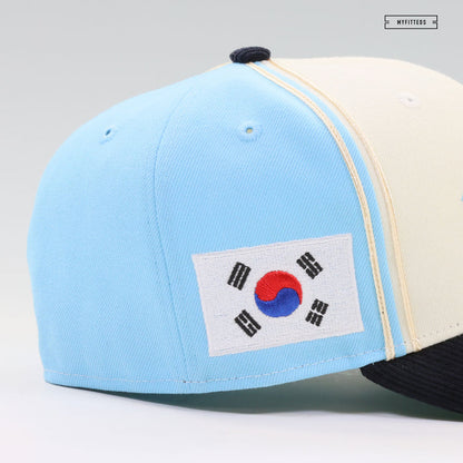 SOUTH KOREA 2023 WORLD BASEBALL CLASSIC® DIAGONAL BLOCK NEW ERA HAT