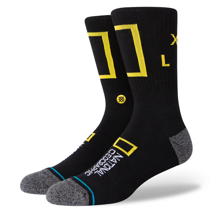 STANCE NATIONAL GEOGRAPHIC EXPLORE ARROW BLACK SOCKS