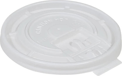 Tear Back Flat Lid for 10-24 Oz Hot Paper Cups, 1000/Cs
