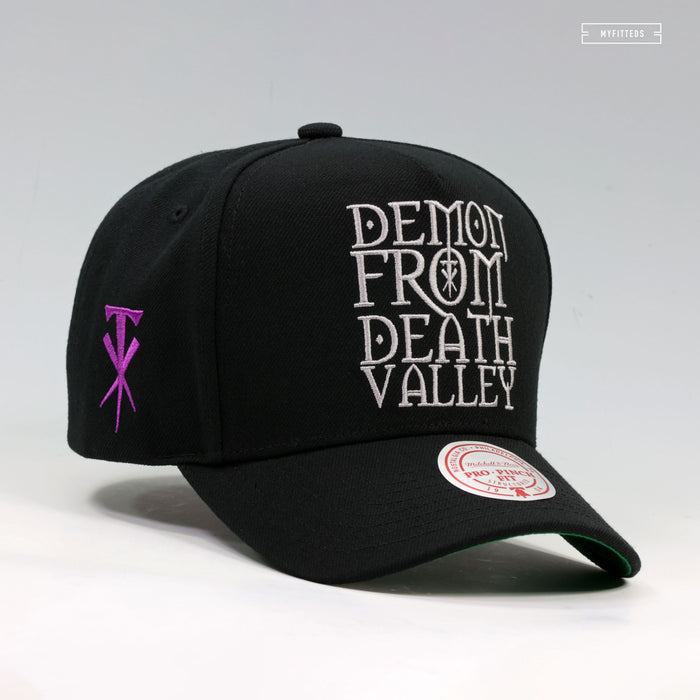 THE UNDERTAKER DEMON FROM DEATH VALLEY WWE PRO PINCH MITCHELL & NESS SNAPBACK