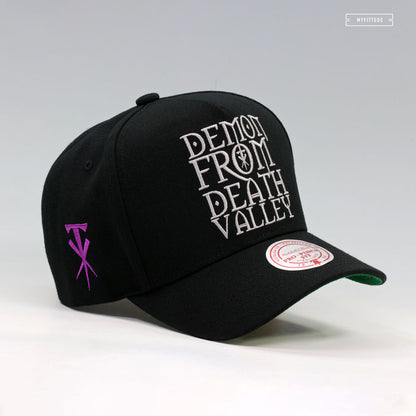THE UNDERTAKER DEMON FROM DEATH VALLEY WWE PRO PINCH MITCHELL & NESS SNAPBACK