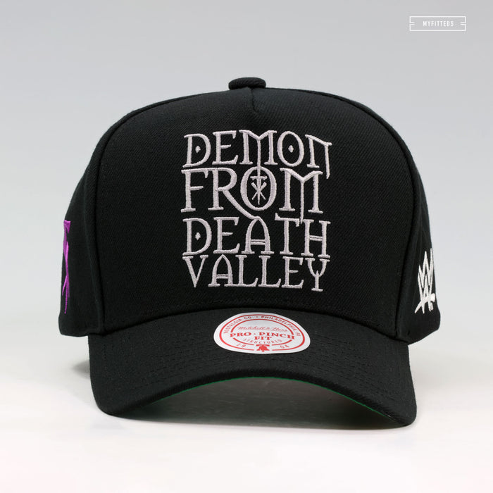 THE UNDERTAKER DEMON FROM DEATH VALLEY WWE PRO PINCH MITCHELL & NESS SNAPBACK