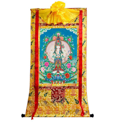 1000 Arms Avalokiteshvara Image - Tibetan thangka painting, view 8