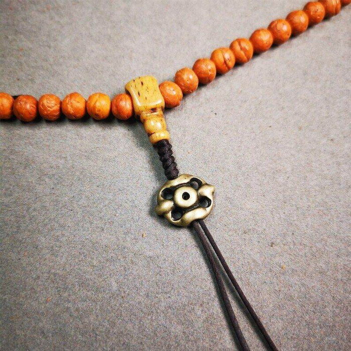 Tibetan Amulet,Vajra Pendant for Mala - Tibetan Buddhist mala beads, view 5