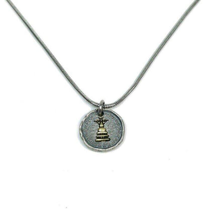 Tibetan Buddhism Lucky Charm, Silver Amulet of Mahakala,Ganesha Elephant,Stupa - Tibetan Buddhist amulet, view 7