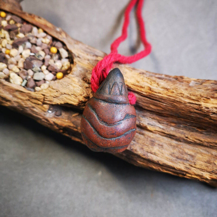 Tsa Tsa Statue Amulet,Scorpion Guru of Padmasambhava - Tibetan Buddhist amulet, detailed view