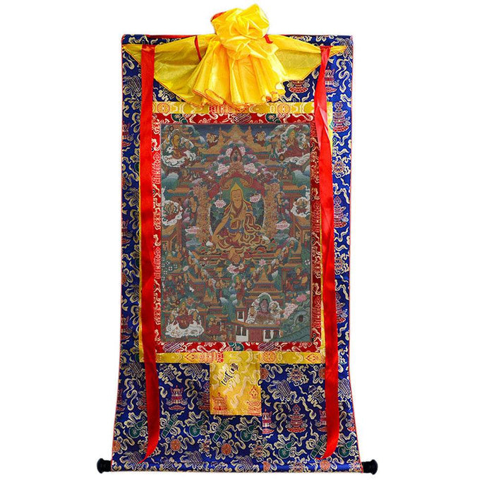 Tsongkhapa - 18th Century - Tibetan thangka painting, view 4