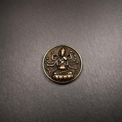 Usnisa Vijaya,Victory Dharani,1.4" - Tibetan Buddhist art, view 6