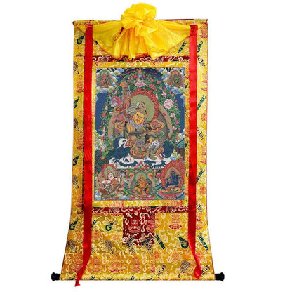Vaisravana Image - Tibetan thangka painting, view 8