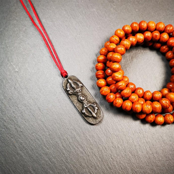 Vajra Pendant 1.96" - Tibetan Buddhist vajra, view 4
