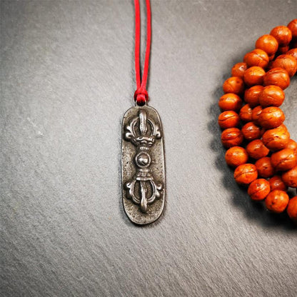 Vajra Pendant 1.96" - Tibetan Buddhist vajra, view 5