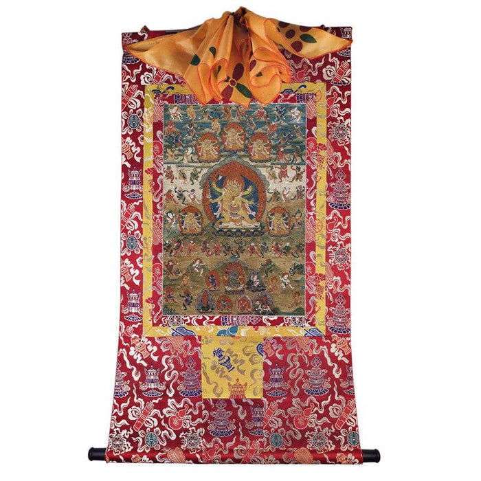 Vajrakilaya Image - Tibetan thangka painting, view 7