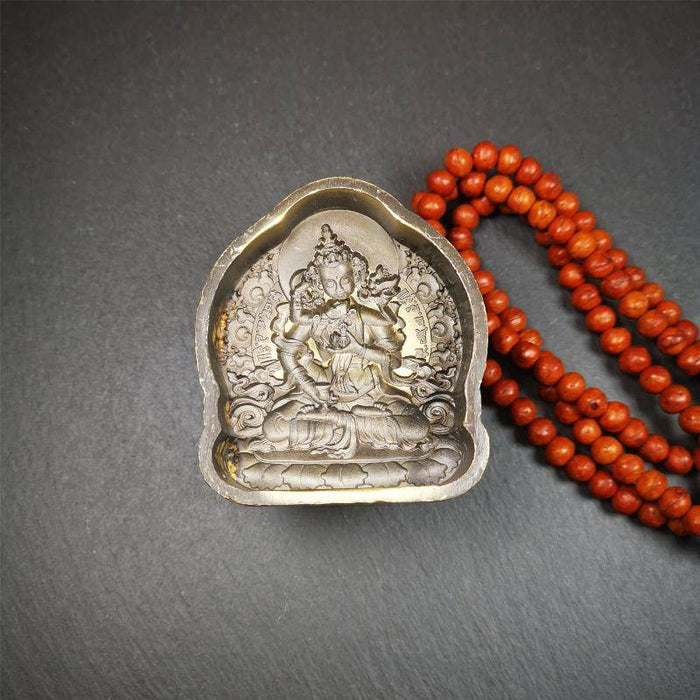 Vajrapani Tsa Tsa Mold 2.95“ - Tibetan tsa tsa mold, front view