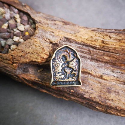 Vajrapani - Tibetan tsa tsa mold, front view