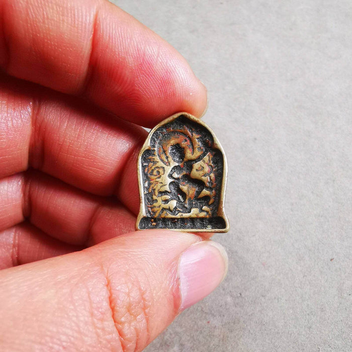 Vajrapani - Tibetan tsa tsa mold, view 4