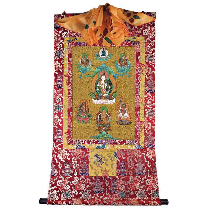Vajrasatva Image - Tibetan thangka painting, view 7