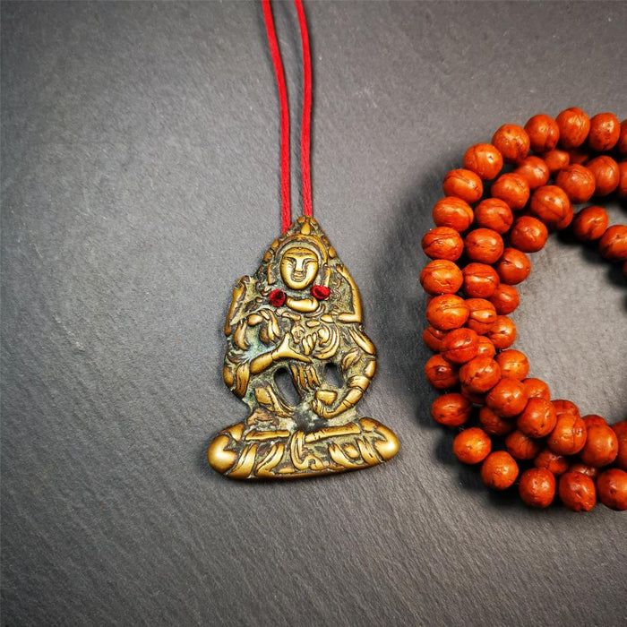 Vajrasatva,2.24" - Tibetan Buddhist vajra, front view